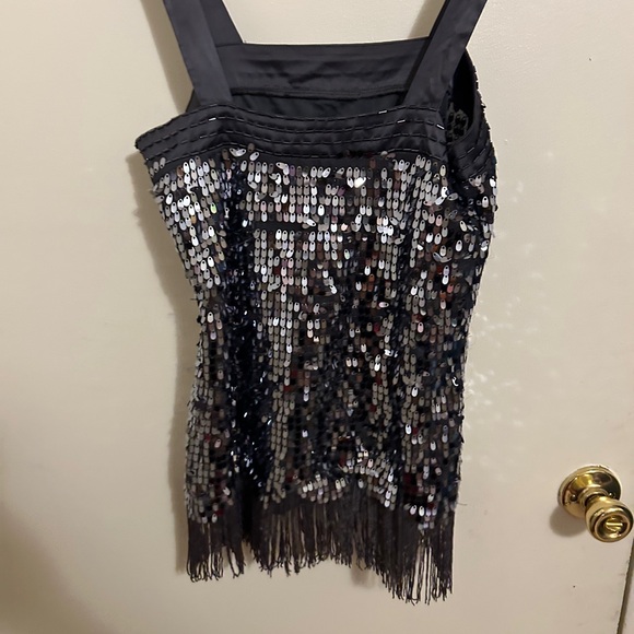 Top - Size Small

This gorgeous silver shiny top by Express - Picture 2 of 3